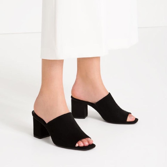 zara open toe heels